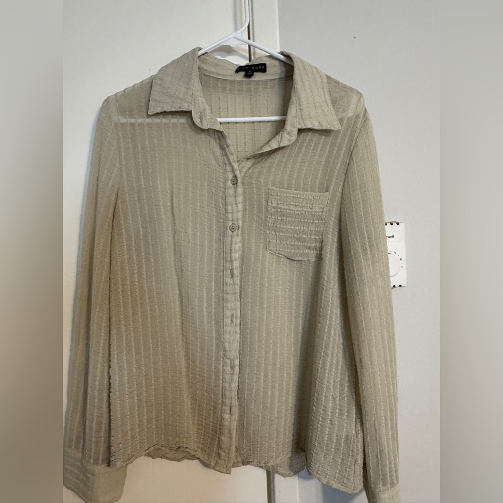 Button-Down Long Sleeve Shirt